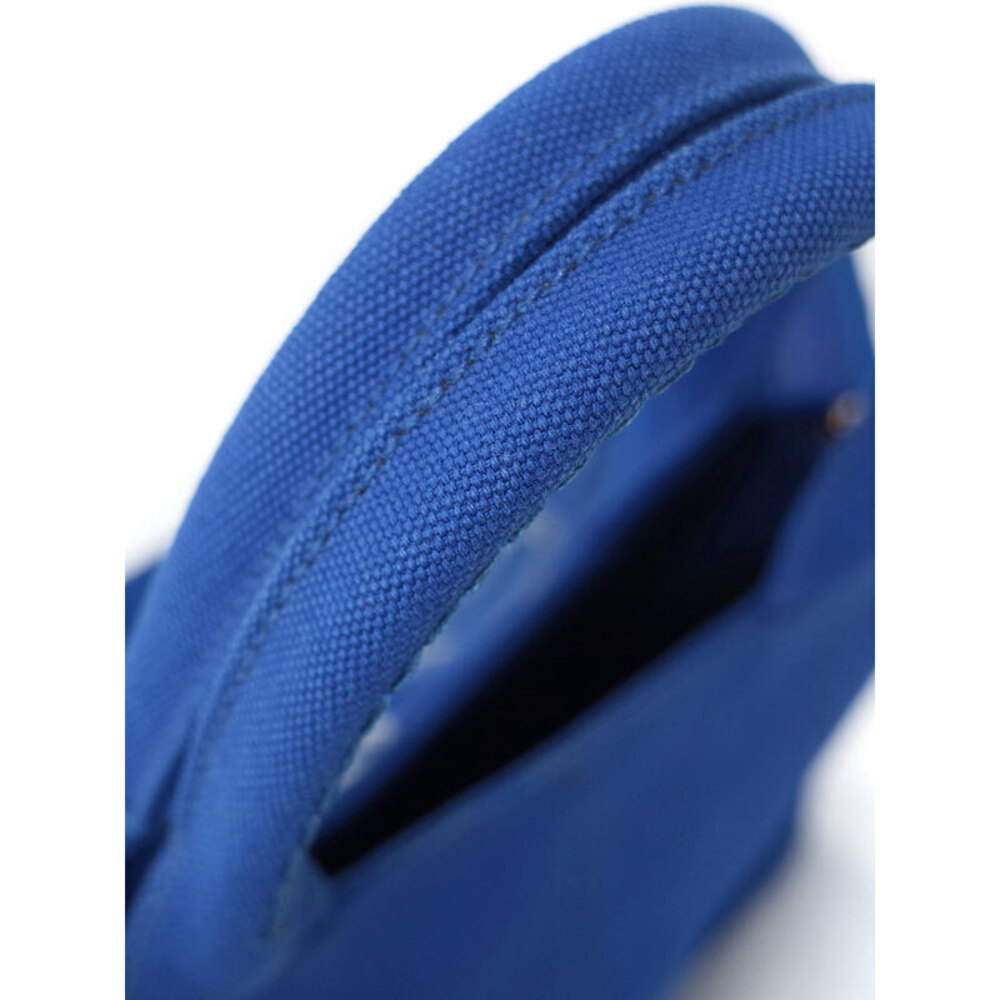 Prada Canvas Blue Canapa Tote 2way Bag - Picture 4 of 5